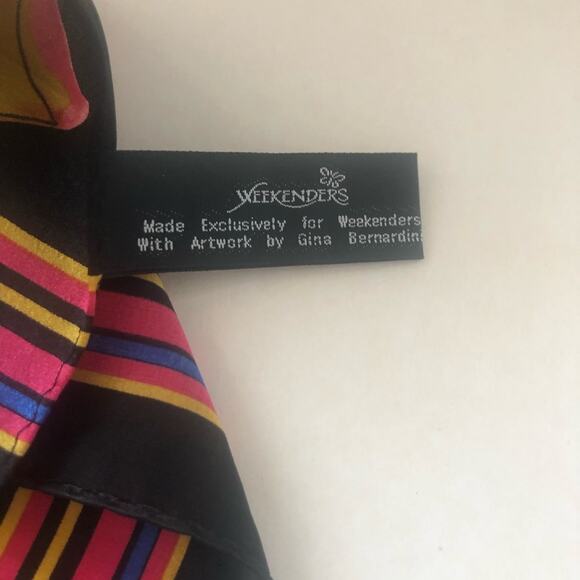 Weekenders Silk Scarf Perfume Lipstick Purse EUC - Picture 4 of 7